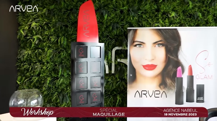 Vidéo des workshops Maquillage ARVEA Novembre 2023 Vidéo des workshops Maquillage ARVEA Novembre 2023