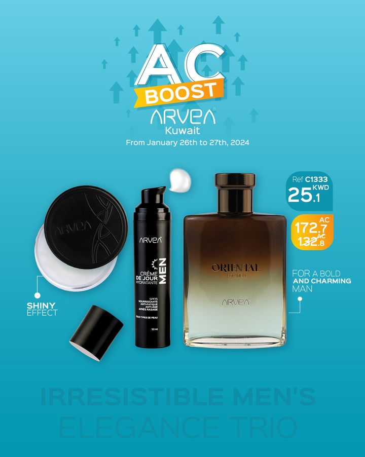 Opt for the Irresistible Men's Trio Elegance Pack. This seamless fusion of sophistication and charm is meticulously designed for... Opt for the Irresistible Men's Trio Elegance Pack. This seamless fusion of sophistication and charm is meticulously designed for...