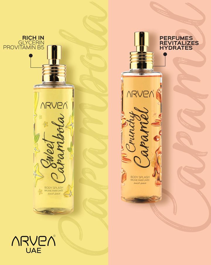 Experience the sweet blend of Carambola and Caramel in our enticing Body Splash. Refreshing and irresistible, it leaves you feel... Experience the sweet blend of Carambola and Caramel in our enticing Body Splash. Refreshing and irresistible, it leaves you feel...