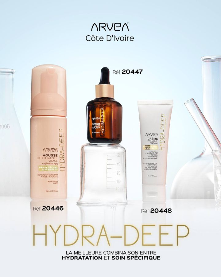 Avec la gamme Hydra Deep, offrez à votre peau l'hydratation dont elle a besoin pour rayonner de beauté, de vitalité et de jeunes... Avec la gamme Hydra Deep, offrez à votre peau l'hydratation dont elle a besoin pour rayonner de beauté, de vitalité et de jeunes...