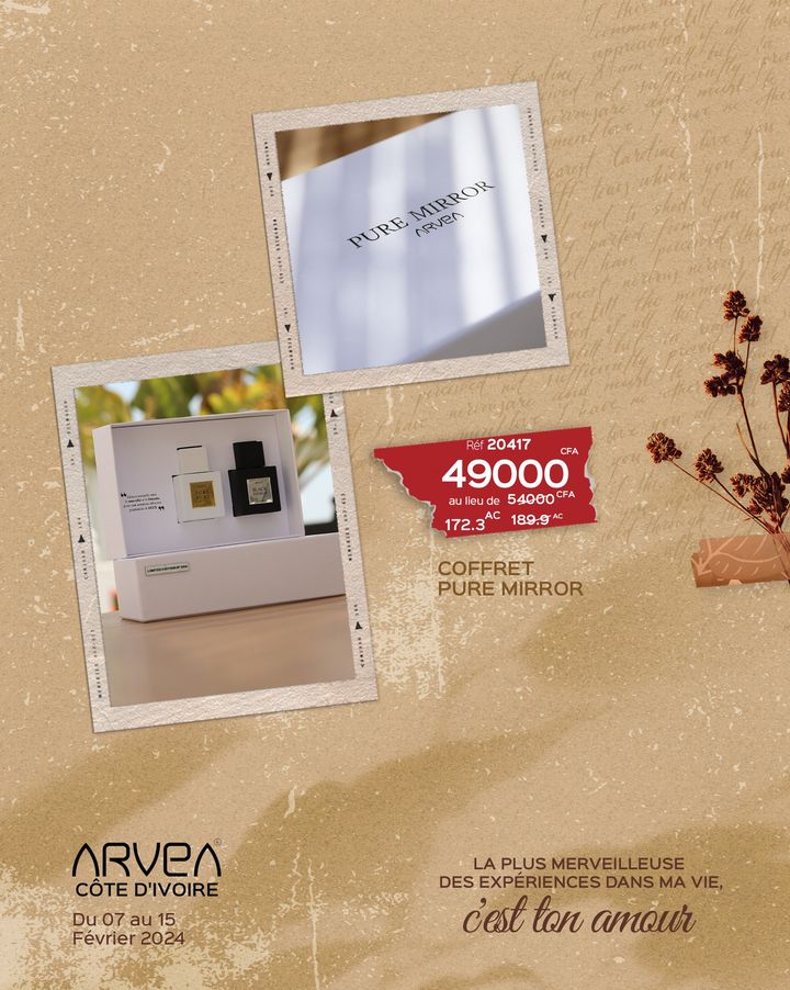 C'est votre dernière chance ! Profitez dès maintenant de notre offre spéciale Saint-Valentin sur le coffret Pure Mirror, le cade... C'est votre dernière chance ! Profitez dès maintenant de notre offre spéciale Saint-Valentin sur le coffret Pure Mirror, le cade...