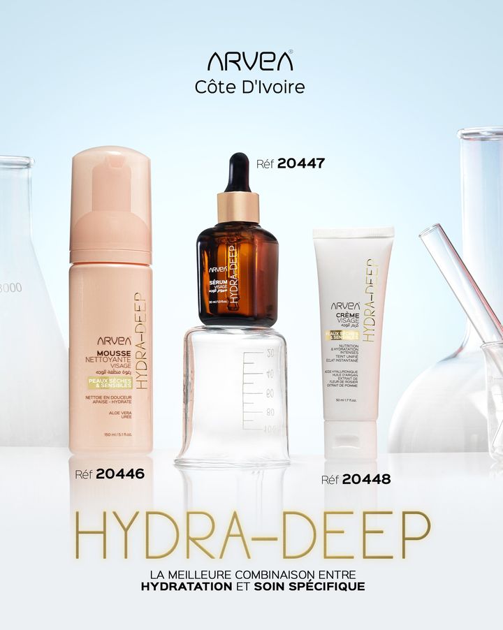 Maximisez les bienfaits de votre routine de soins avec la première ligne de la gamme Hydra-Deep, spécialement conçue pour les pe... Maximisez les bienfaits de votre routine de soins avec la première ligne de la gamme Hydra-Deep, spécialement conçue pour les pe...