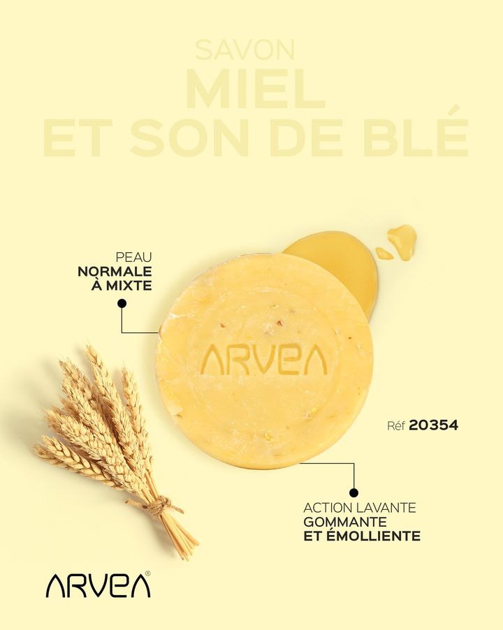 Le savon miel et son de blé est souvent considéré comme bénéfique pour la peau grâce  à ses propriétés hydratantes Le savon miel et son de blé est souvent considéré comme bénéfique pour la peau grâce  à ses propriétés hydratantes