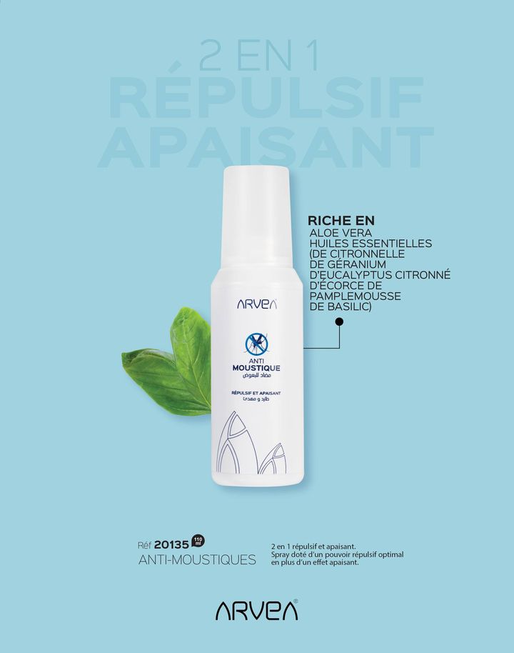 Dites adieu aux piqûres de moustiques avec notre formule innovante d'anti-moustique ARVEA. Protégez-vous efficacement et profite... Dites adieu aux piqûres de moustiques avec notre formule innovante d'anti-moustique ARVEA. Protégez-vous efficacement et profite...