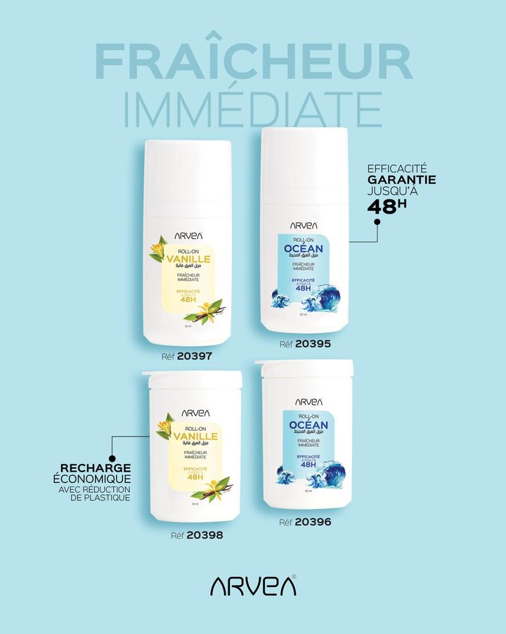 Optez pour la fraîcheur de l'océan et la douceur de la vanille avec nos roll-on Optez pour la fraîcheur de l'océan et la douceur de la vanille avec nos roll-on