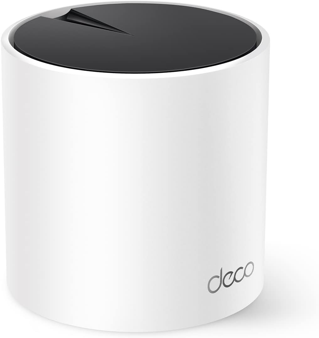 TP-Link Deco AX3000 WiFi 6 Mesh System Deco X55- Covers up to 2500 Sq.Ft., Replaces Wireless Router and Extender, 3 Gigabit Ports, Supports Ethernet Backhaul(1-Pack) TP-Link Deco AX3000 WiFi 6 Mesh System Deco X55- Covers up to 2500 Sq.Ft., Replaces Wireless Router and Extender, 3 Gigabit Ports, Supports Ethernet Backhaul(1-Pack)