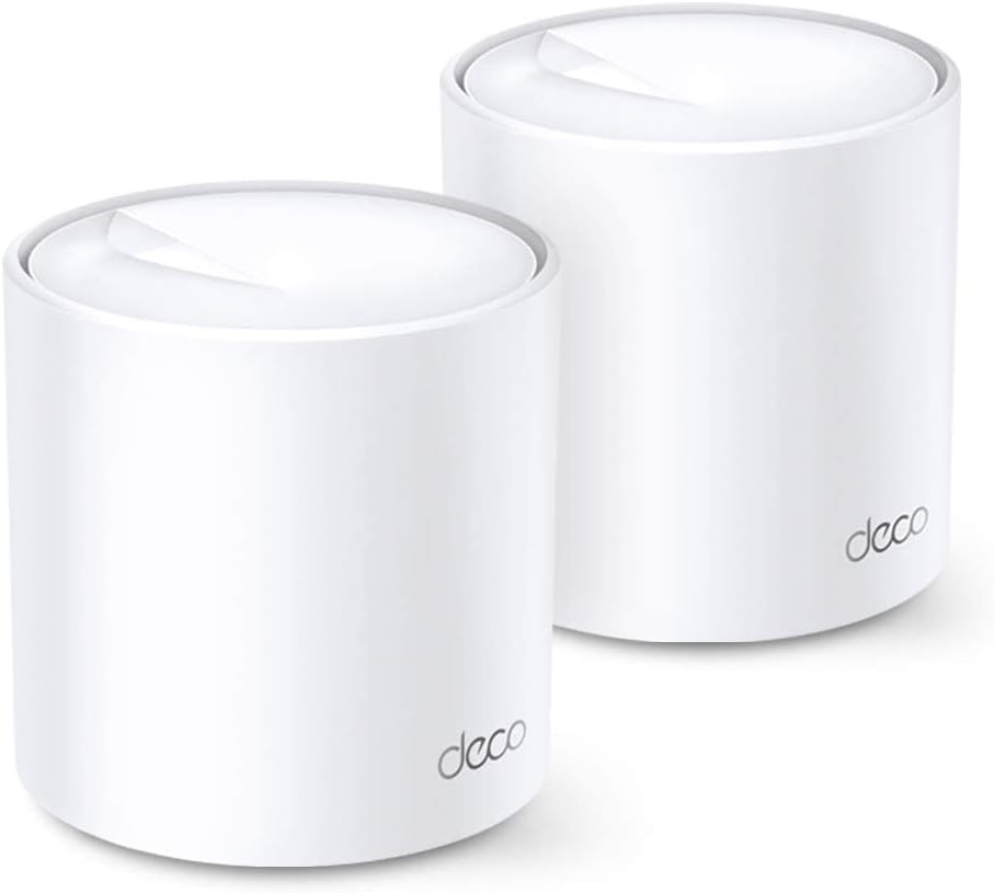 Certified Refurbished TP-Link Deco WiFi 6 Mesh WiFi System (Deco X20) – Covers up to 4000 Sq.Ft. Replaces Wireless Internet Routers and Extenders, 2-Pack (Renewed) Certified Refurbished TP-Link Deco WiFi 6 Mesh WiFi System (Deco X20) – Covers up to 4000 Sq.Ft. Replaces Wireless Internet Routers and Extenders, 2-Pack (Renewed)