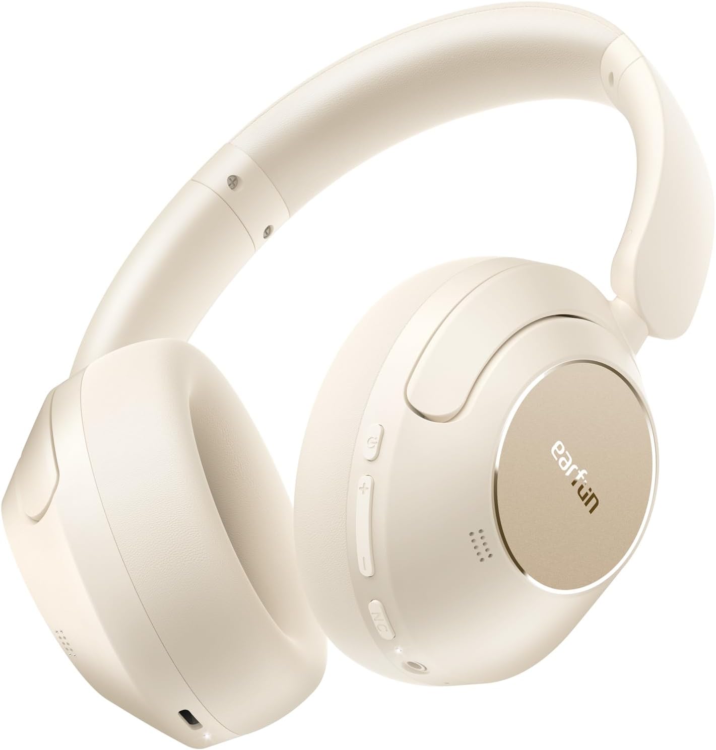 EarFun Wave Pro Active Noise Canceling Headphones, Wireless Over Ear Bluetooth Headphones, LDAC Hi-Res Sound, 5 Mics AI Clear Call, 80H Playtime, Multipoint Connection, Comfort Fit, Oat White EarFun Wave Pro Active Noise Canceling Headphones, Wireless Over Ear Bluetooth Headphones, LDAC Hi-Res Sound, 5 Mics AI Clear Call, 80H Playtime, Multipoint Connection, Comfort Fit, Oat White