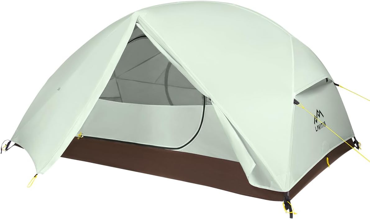 Ultralight 2 Person Backpacking Tent, 4LB Lightweight Portable 20D Waterproof Nylon Camping Tent, 3 Season Hiking Trekking Tent with 7001 Aluminum Poles Ultralight 2 Person Backpacking Tent, 4LB Lightweight Portable 20D Waterproof Nylon Camping Tent, 3 Season Hiking Trekking Tent with 7001 Aluminum Poles