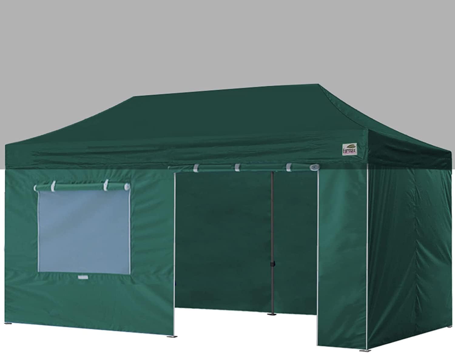 Eurmax USA Full Zippered Walls for 10 x 20 Easy Pop Up Canopy Tent,Enclosure Sidewall Kit with Roller Up Mesh Window and Door 4 Walls ONLY,NOT Including Frame and Top(Forest Green) Eurmax USA Full Zippered Walls for 10 x 20 Easy Pop Up Canopy Tent,Enclosure Sidewall Kit with Roller Up Mesh Window and Door 4 Walls ONLY,NOT Including Frame and Top(Forest Green)