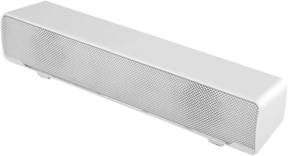 Soundbar,Professional Computer Speakers Multi-Function Stereo Surrounding Deep Bass Sound USB Wired Indoor Music Player Box 3.5mm Input for PC Cellphones (White) Soundbar,Professional Computer Speakers Multi-Function Stereo Surrounding Deep Bass Sound USB Wired Indoor Music Player Box 3.5mm Input for PC Cellphones (White)