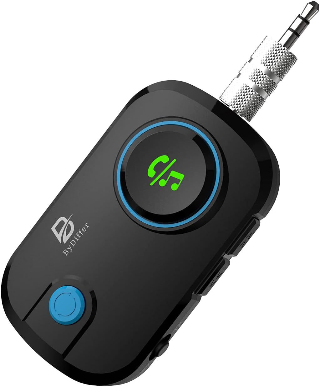 ByDiffer Dual Link Bluetooth 5.0 Audio Transmitter Receiver Sharing for up 2 Headphones, 3 in 1 Aptx Low Latency Wireless Adapter Splitter for TV Airplane Car Home Stereo System ByDiffer Dual Link Bluetooth 5.0 Audio Transmitter Receiver Sharing for up 2 Headphones, 3 in 1 Aptx Low Latency Wireless Adapter Splitter for TV Airplane Car Home Stereo System