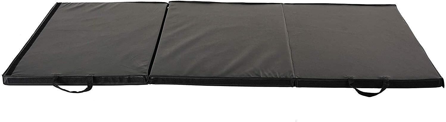 Sunny Health & Fitness Tri-Folding Gymnastics Tumbling Mat – Extra Thick with Carry Handles – for Exercise, Yoga, Fitness, Aerobics, MMA, Cardio Training, Stretching, Core Workouts – Multiple Sizes Sunny Health & Fitness Tri-Folding Gymnastics Tumbling Mat – Extra Thick with Carry Handles – for Exercise, Yoga, Fitness, Aerobics, MMA, Cardio Training, Stretching, Core Workouts – Multiple Sizes