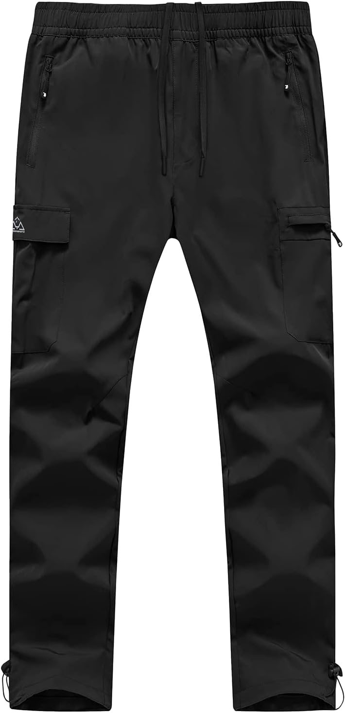 BGOWATU Hiking Pants for Men, Water Resistant Stretch Cargo Pants, Lightweight Quick Dry Outdoor Fishing Pants BGOWATU Hiking Pants for Men, Water Resistant Stretch Cargo Pants, Lightweight Quick Dry Outdoor Fishing Pants