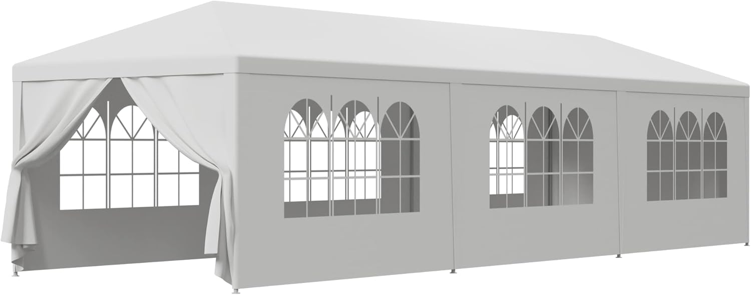 10’x30′ Outdoor Party Wedding Tent Canopy Waterproof Camping Gazebo BBQ Shelter Pavilion Heavy Duty, 8 Removable Sidewalls (10×30) 10’x30′ Outdoor Party Wedding Tent Canopy Waterproof Camping Gazebo BBQ Shelter Pavilion Heavy Duty, 8 Removable Sidewalls (10×30)