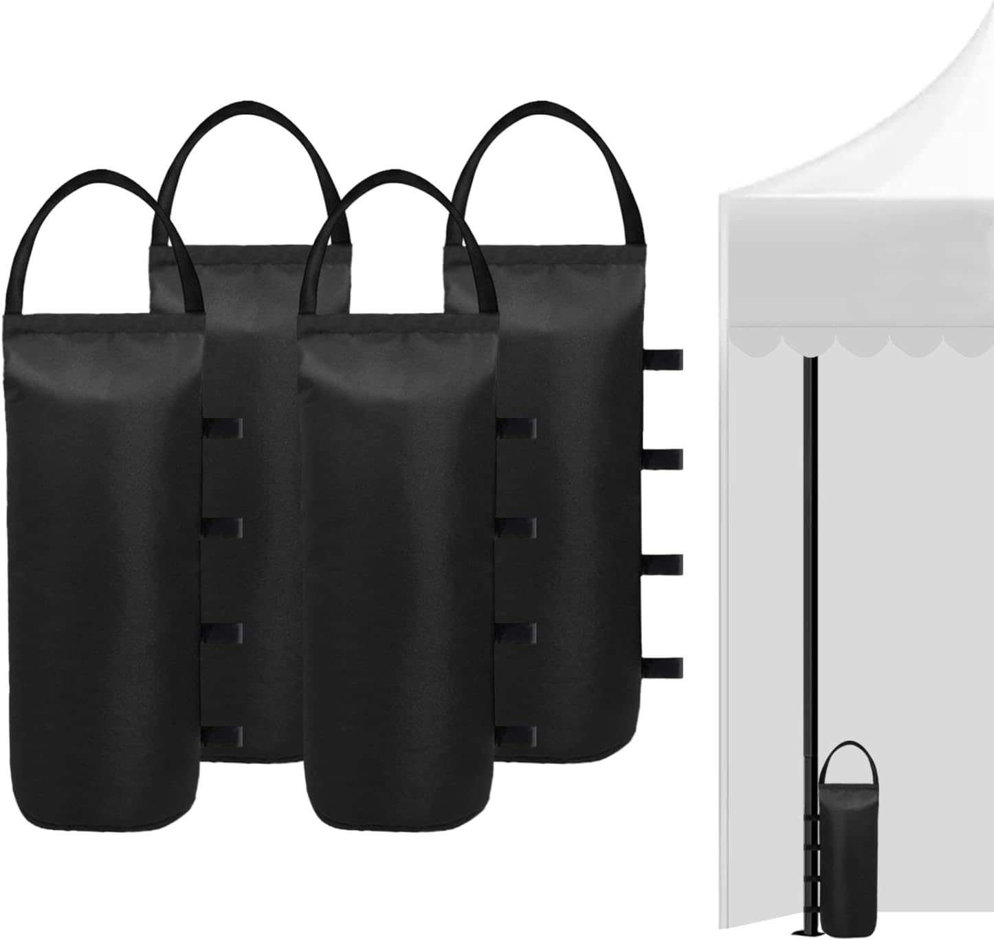 112 LBS Canopy Weights Sand Bags for Canopy Outdoor Advertising Tent Sunshade Fixed Windproof Pop up Tent(No Sand) 4-Pack Package May Vary 112 LBS Canopy Weights Sand Bags for Canopy Outdoor Advertising Tent Sunshade Fixed Windproof Pop up Tent(No Sand) 4-Pack Package May Vary