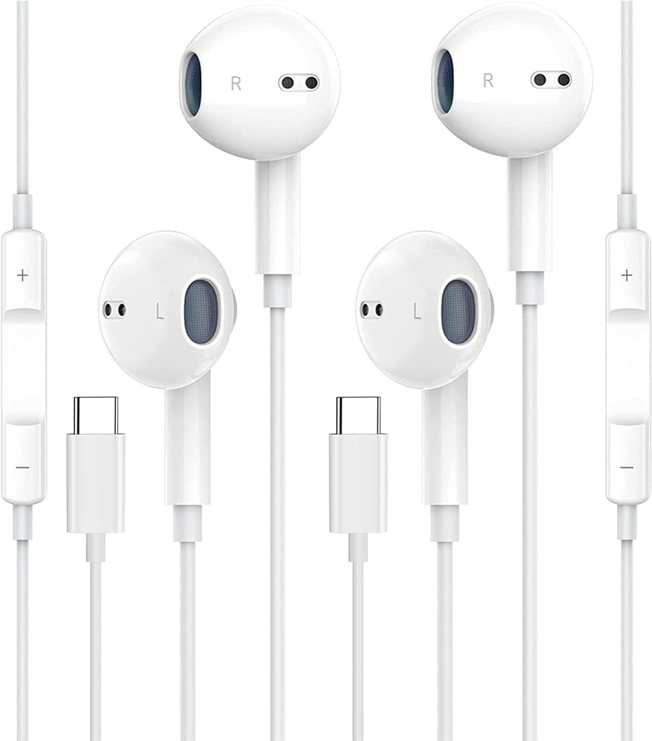 2 Pack USB C Headphone for Samsung S23 FE S22 S21 S20 A53 A54 Wired Earbuds in-Ear Type C Earphone with Microphone Volume Control Bass Stereo Fits Most Android. 2 Pack USB C Headphone for Samsung S23 FE S22 S21 S20 A53 A54 Wired Earbuds in-Ear Type C Earphone with Microphone Volume Control Bass Stereo Fits Most Android.