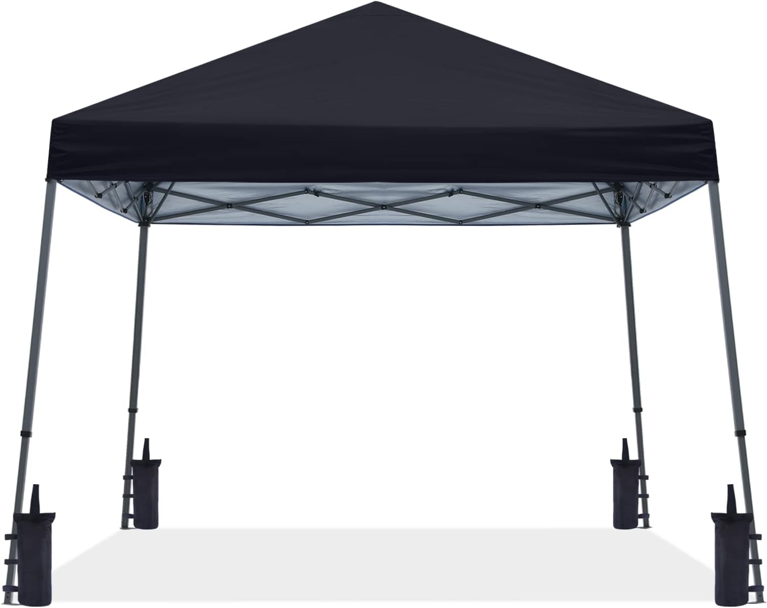 ABCCANOPY Stable Pop up Outdoor Canopy Tent 12 x 12 ft Base / 10 x 10 ft Top, Black ABCCANOPY Stable Pop up Outdoor Canopy Tent 12 x 12 ft Base / 10 x 10 ft Top, Black