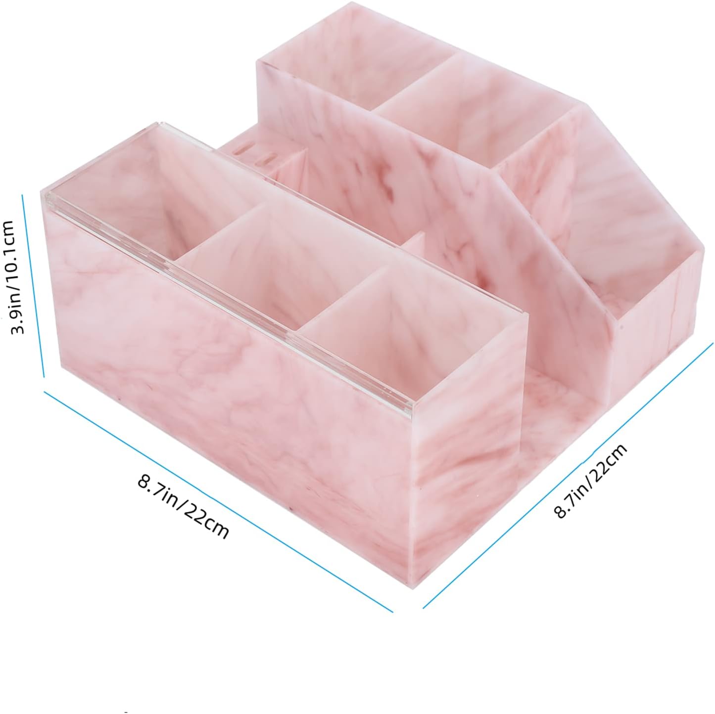 Eyelash Beauty Organizer, Acrylic Eyelash Grafting Tool Storage Beauty Tool W/Tweezers Holder Display Boxes for Home Eyelash Salon (Marble Pink) Eyelash Beauty Organizer, Acrylic Eyelash Grafting Tool Storage Beauty Tool W/Tweezers Holder Display Boxes for Home Eyelash Salon (Marble Pink)