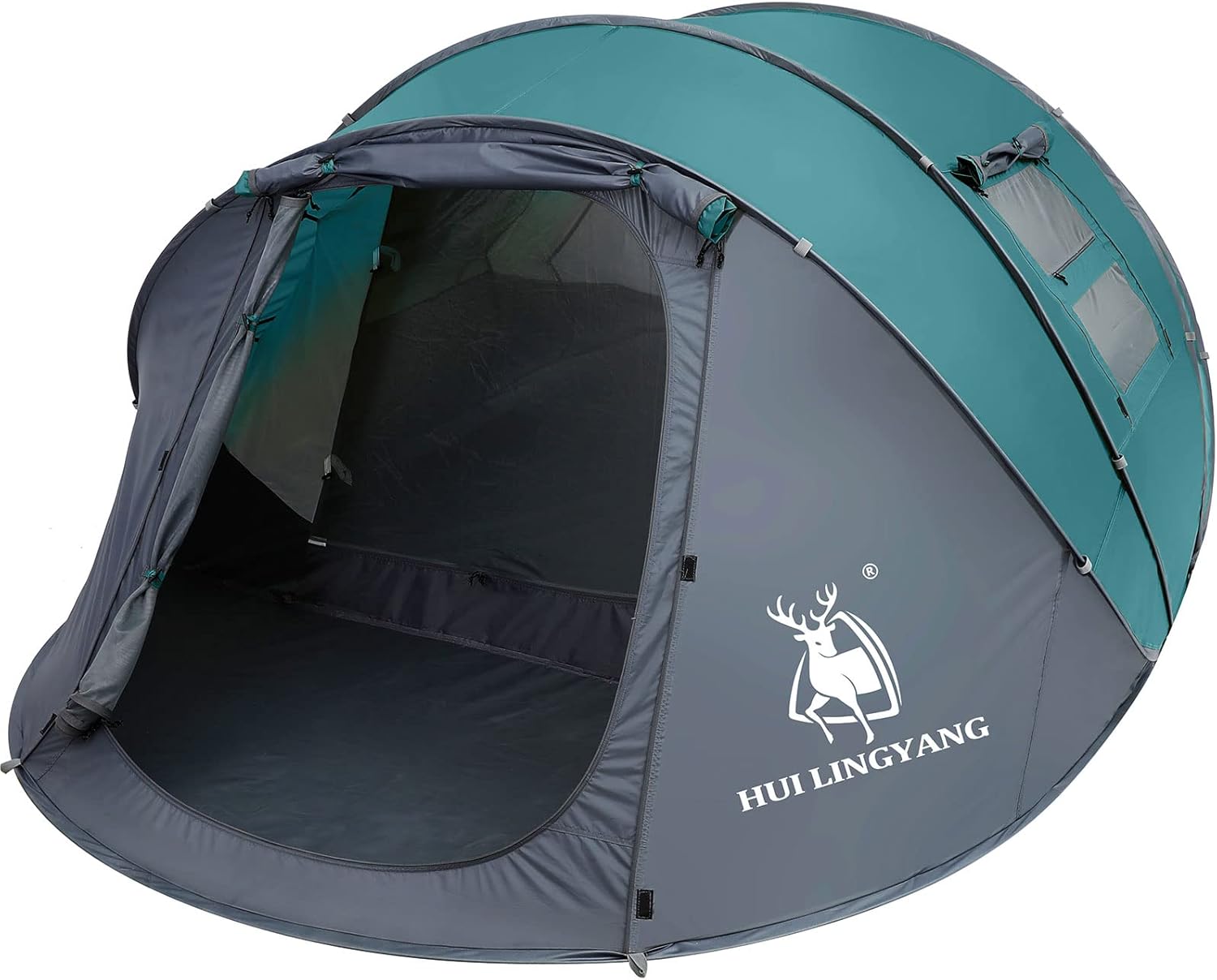 6 Person Easy Pop Up Tent,12.5’ x 8.5‘ x53.5,Automatic Setup,Waterproof, Double Layer,Instant Family Tents for Camping,Hiking & Traveling 6 Person Easy Pop Up Tent,12.5’ x 8.5‘ x53.5,Automatic Setup,Waterproof, Double Layer,Instant Family Tents for Camping,Hiking & Traveling