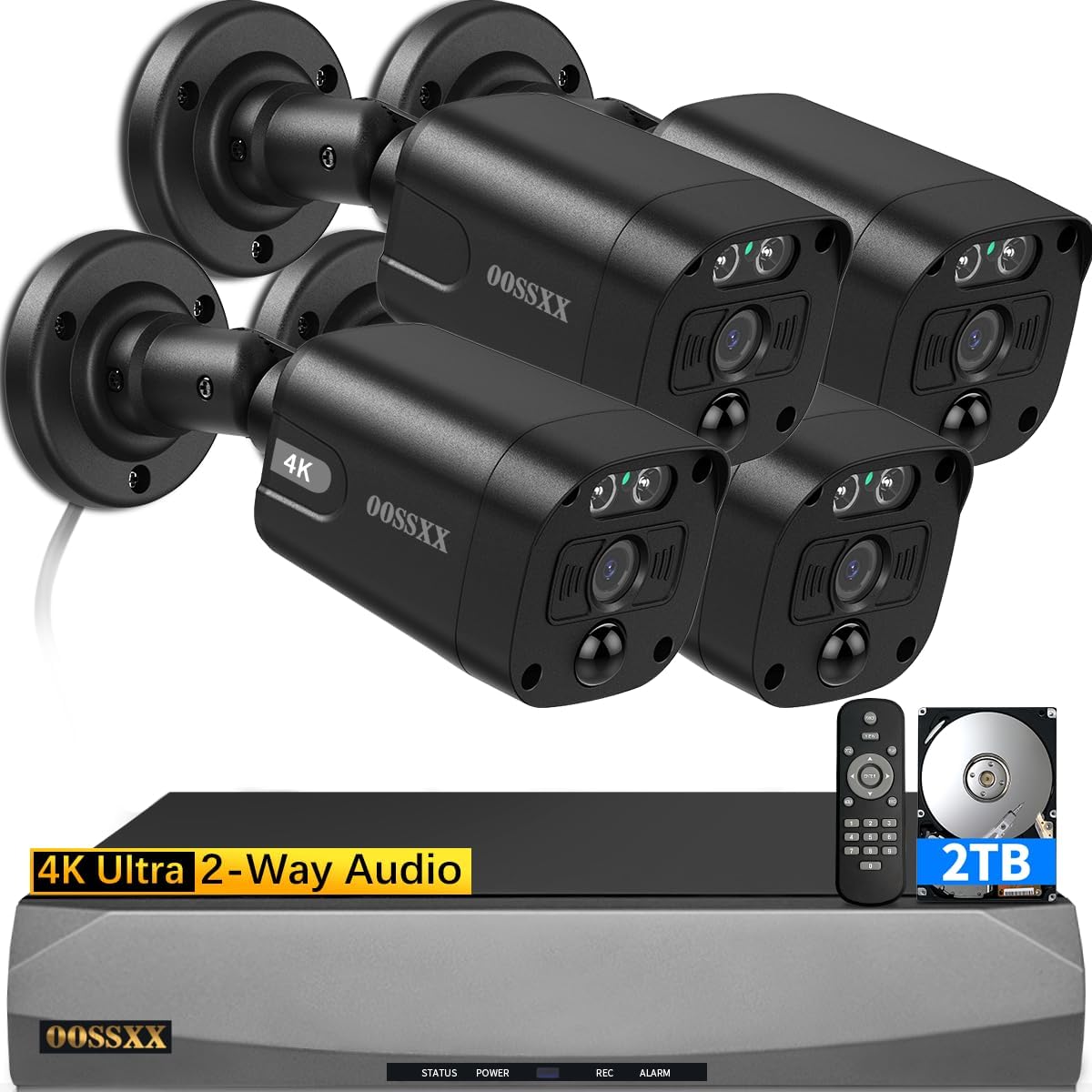 (4K/8.0 Megapixel & 130° Ultra Wide-Angle) 2-Way Audio Wired PoE Camera Outdoor Home Security Camera System Indoor Video Surveillance IP Cameras Systems (4K/8.0 Megapixel & 130° Ultra Wide-Angle) 2-Way Audio Wired PoE Camera Outdoor Home Security Camera System Indoor Video Surveillance IP Cameras Systems