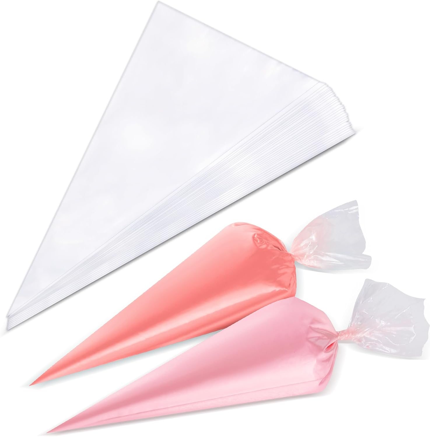 100pcs 18 Inch Disposable Piping Bags, Anti Burst Icing Bags for Cream Frosting, Cakes and Cookies Decoration 100pcs 18 Inch Disposable Piping Bags, Anti Burst Icing Bags for Cream Frosting, Cakes and Cookies Decoration