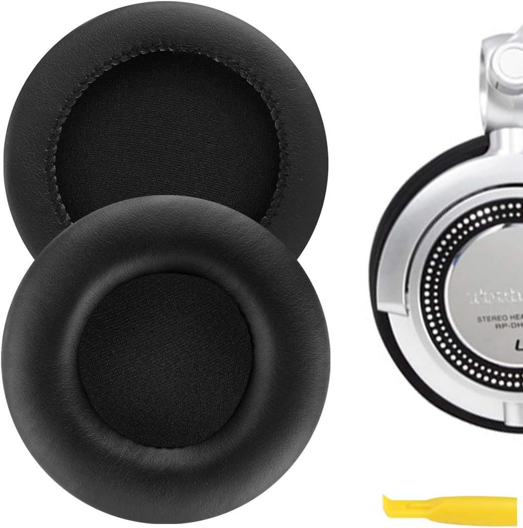 Geekria QuickFit Replacement Ear Pads for Panasonic Technics RP-DH1200 DJ, RP-DH1210, RP-DH1250-S DJ Headphones Ear Cushions, Headset Earpads, Ear Cups Cover Repair Parts (Black) Geekria QuickFit Replacement Ear Pads for Panasonic Technics RP-DH1200 DJ, RP-DH1210, RP-DH1250-S DJ Headphones Ear Cushions, Headset Earpads, Ear Cups Cover Repair Parts (Black)