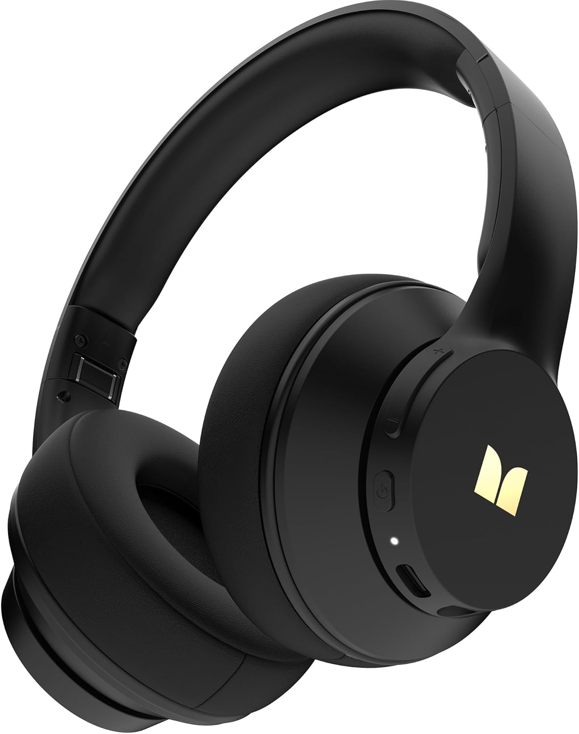 Monster Mission 100 Bluetooth Headphones, Over Ear Headphones with Immersive Bass, Crystal Clear Call, 40H Playtime, Bluetooth 5.4, Comfortable Fit Wireless Headset for Travel Work (Black) Monster Mission 100 Bluetooth Headphones, Over Ear Headphones with Immersive Bass, Crystal Clear Call, 40H Playtime, Bluetooth 5.4, Comfortable Fit Wireless Headset for Travel Work (Black)