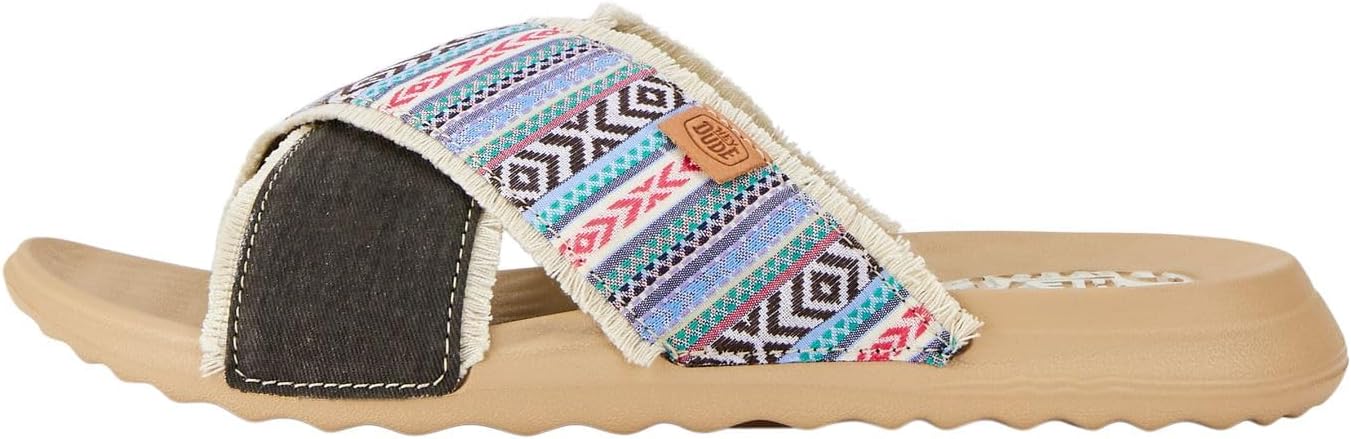 Hey Dude Women’s Christi Slide Festival | Women’s Shoes | Women Slip-on Sandals | Comfortable & Light-Weight Hey Dude Women’s Christi Slide Festival | Women’s Shoes | Women Slip-on Sandals | Comfortable & Light-Weight
