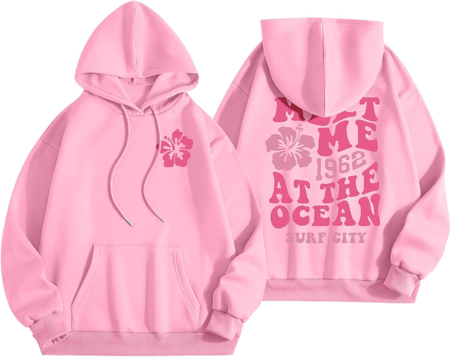 Preppy Graphic Hoodies for Teen Girls 2024 Fall Fashion Oversized Drawstring Long Sleeve Sweatshirts with Pockets,S-Pink,S, Small Preppy Graphic Hoodies for Teen Girls 2024 Fall Fashion Oversized Drawstring Long Sleeve Sweatshirts with Pockets,S-Pink,S, Small