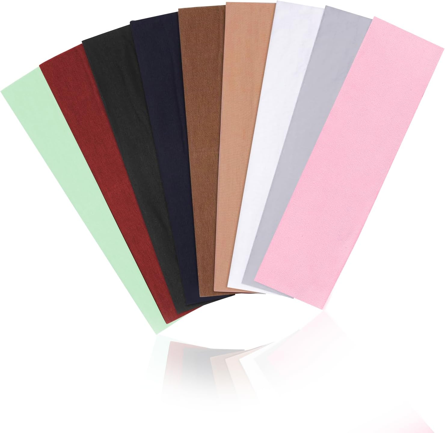 Women’s Elastic Fabric Cloth Headbands – 9 Pack Non-Slip Stretchy Head Accessories for Workout, Yoga, Running, Sports Women’s Elastic Fabric Cloth Headbands – 9 Pack Non-Slip Stretchy Head Accessories for Workout, Yoga, Running, Sports