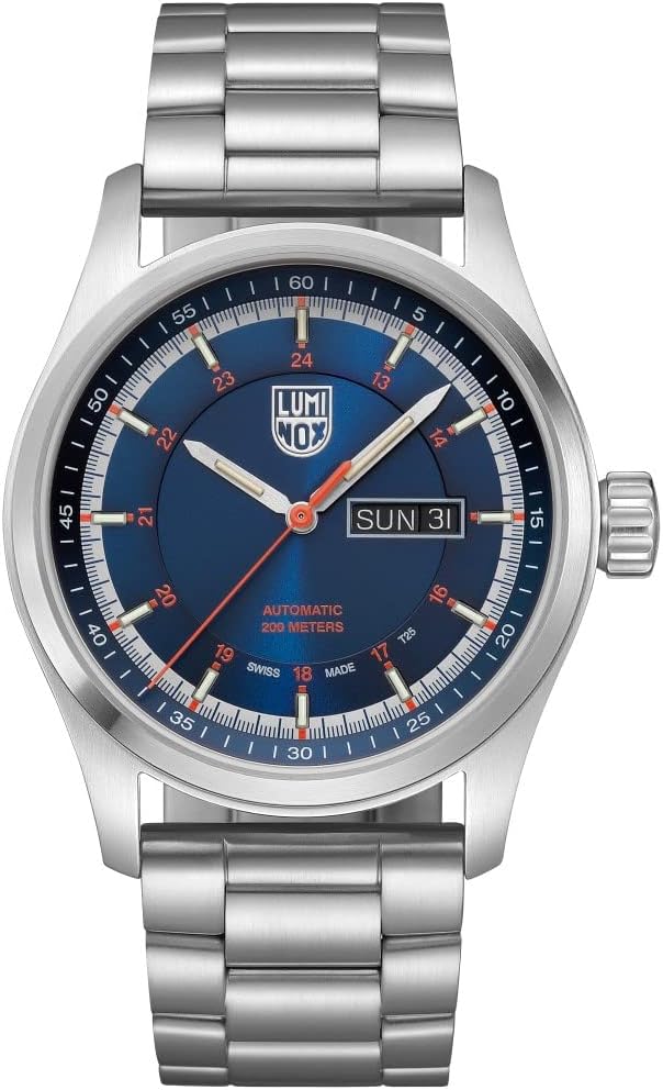 Luminox – Atacama Field Automatic – Mens Watch 44mm – Military Watch in Silver/White Date Function – 200m Water Resistant – Sapphire Glass – Mens Watches – Made in Switzerland Luminox – Atacama Field Automatic – Mens Watch 44mm – Military Watch in Silver/White Date Function – 200m Water Resistant – Sapphire Glass – Mens Watches – Made in Switzerland