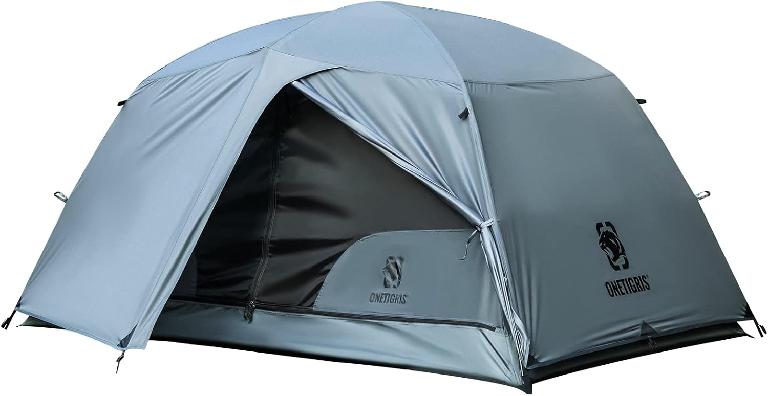 OneTigris COSMITTO 2 Person Backpacking Tent Shelter- Free Standing Lightweight Waterproof 3 Season Camping Tent for Outdoor Hiking Mountaineering OneTigris COSMITTO 2 Person Backpacking Tent Shelter- Free Standing Lightweight Waterproof 3 Season Camping Tent for Outdoor Hiking Mountaineering
