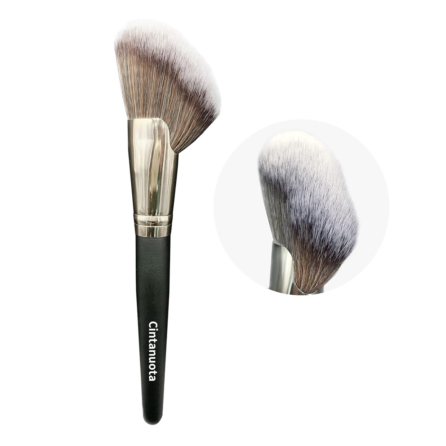 Angled Face Contouring Brush, Ultra Soft and Dense Nanofiber Synthetic Brush for Cheeks, Forehead, Nose, Chin Blend Deepening Contour Polishing, Bronzing Powder, Blush Powder Liquid Cream Angled Face Contouring Brush, Ultra Soft and Dense Nanofiber Synthetic Brush for Cheeks, Forehead, Nose, Chin Blend Deepening Contour Polishing, Bronzing Powder, Blush Powder Liquid Cream