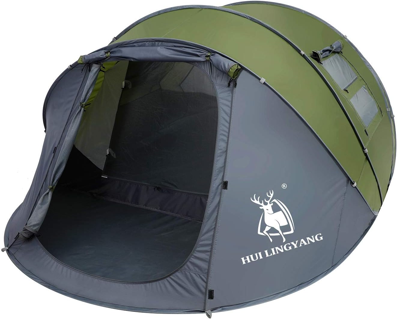 6 Person Easy Pop Up Tent,12.5’ x 8.5‘ x53.5,Automatic Setup,Waterproof, Double Layer,Instant Family Tents for Camping,Hiking & Traveling 6 Person Easy Pop Up Tent,12.5’ x 8.5‘ x53.5,Automatic Setup,Waterproof, Double Layer,Instant Family Tents for Camping,Hiking & Traveling