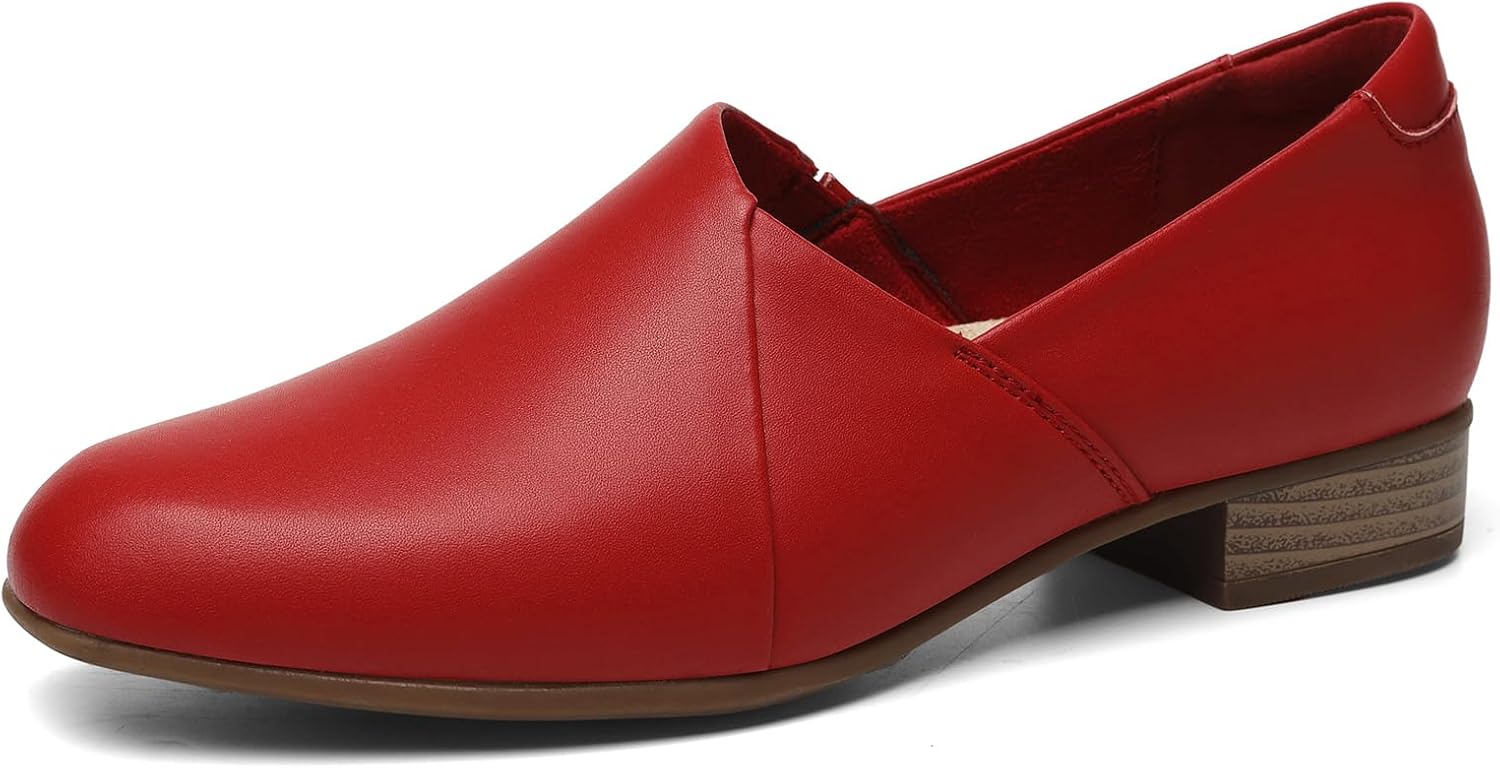 Women’s Classic Comfort Dress Shoes Casual Leather Loafers Flats Cute Versatile Slip-Ons Everyday Work Shoes Women’s Classic Comfort Dress Shoes Casual Leather Loafers Flats Cute Versatile Slip-Ons Everyday Work Shoes