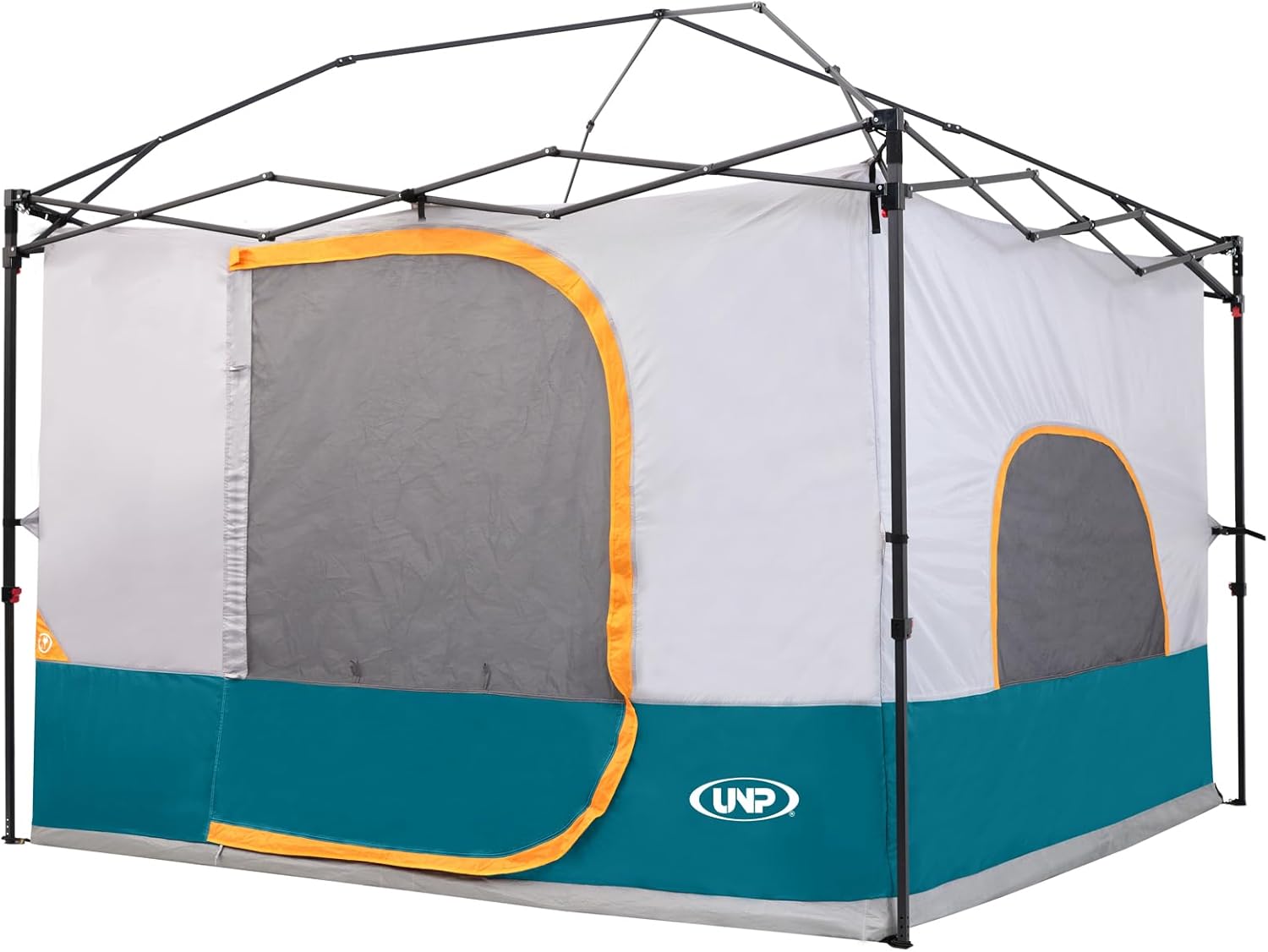 UNP Camping Cube – Inner Tent for 10′ x 10′ Pop Up Canopy, Simple Installation, Fully Vented Roof, Enclosed Canopy Space, Ocean Blue (Frame NOT Included) UNP Camping Cube – Inner Tent for 10′ x 10′ Pop Up Canopy, Simple Installation, Fully Vented Roof, Enclosed Canopy Space, Ocean Blue (Frame NOT Included)