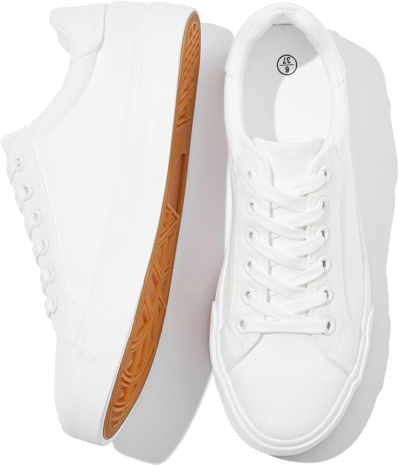 Witwatia Women’s Casual Canvas Shoes Low Top Play Fashion Sneakers Ladies Canvas Tennis Shoes Lace-Up Comfortable White Canvas Shoes for Girls Witwatia Women’s Casual Canvas Shoes Low Top Play Fashion Sneakers Ladies Canvas Tennis Shoes Lace-Up Comfortable White Canvas Shoes for Girls