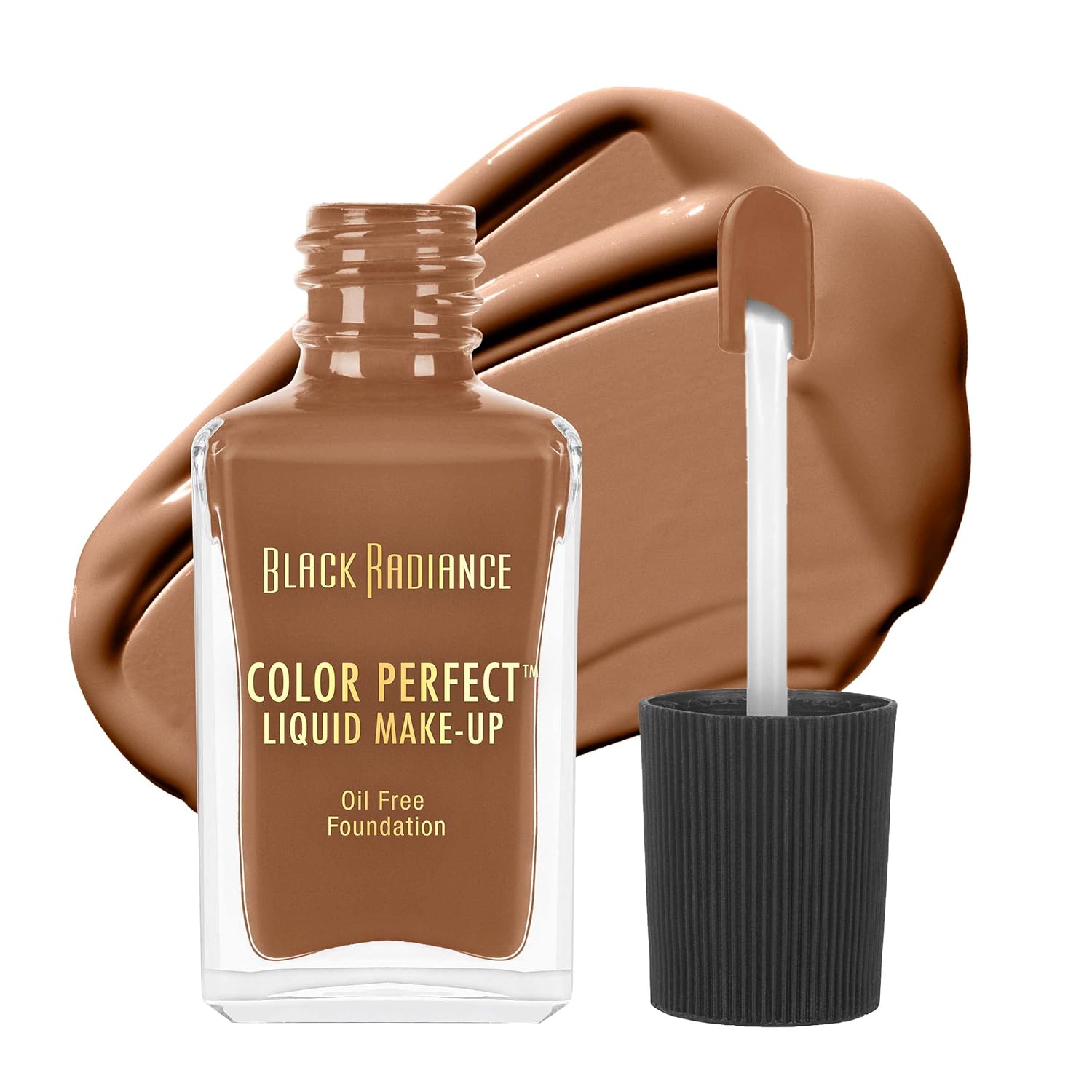 Black Radiance Color Perfect Liquid Full Coverage Foundation Makeup, Caramel, 1 Fluid Ounce Black Radiance Color Perfect Liquid Full Coverage Foundation Makeup, Caramel, 1 Fluid Ounce