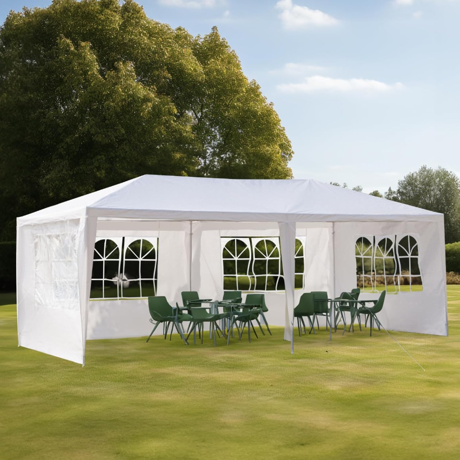 10’x20′ Outdoor Party Tent,Canopy Tent with 4 Removable Sidewalls,Heavy Duty Tents for Parties Events,Waterproof Canopy Patio Wedding Gazebo (White) 10’x20′ Outdoor Party Tent,Canopy Tent with 4 Removable Sidewalls,Heavy Duty Tents for Parties Events,Waterproof Canopy Patio Wedding Gazebo (White)