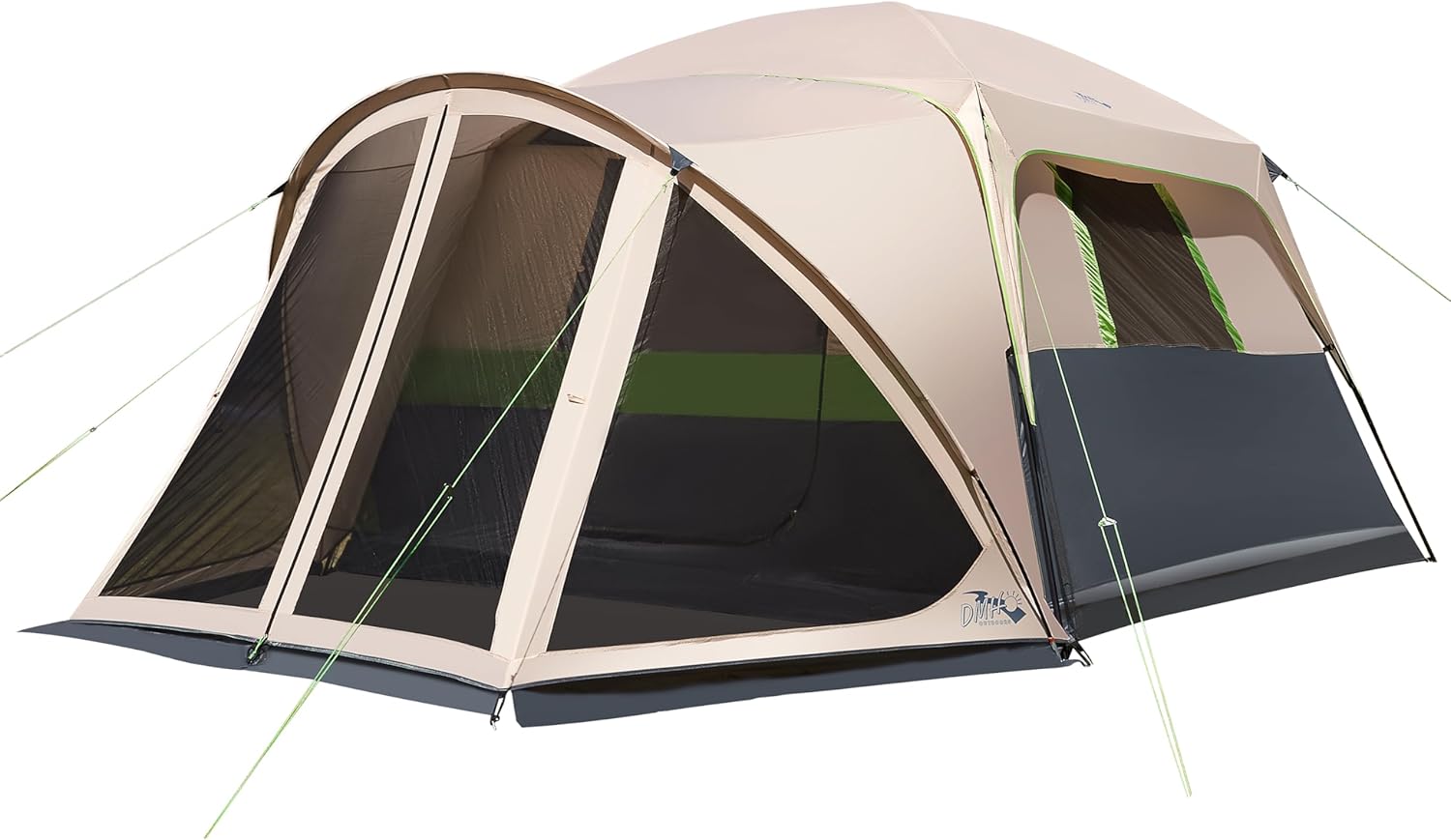6 Person Camping Tent with Screen Porch, Family Tents for Camping, Water Resistant Large Cabin Tent, Dome Tent Includes Rainfly and Carry Bag, Easy Setup, Big Tent for Camping and Backyard 6 Person Camping Tent with Screen Porch, Family Tents for Camping, Water Resistant Large Cabin Tent, Dome Tent Includes Rainfly and Carry Bag, Easy Setup, Big Tent for Camping and Backyard