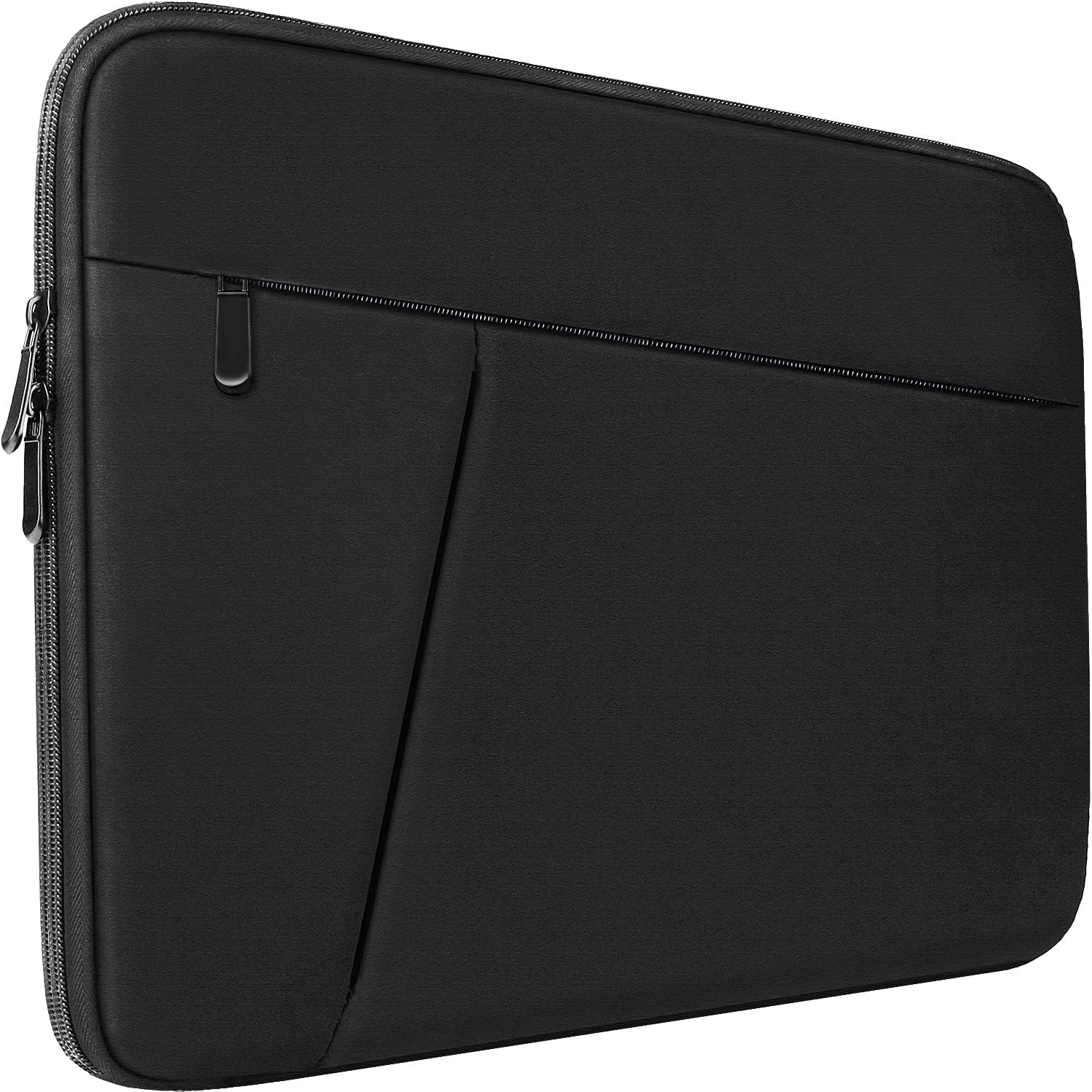 Laptop Case Sleeve 15.6 inch, Durable Shockproof Protective Computer Carrying Cover with Front Pocket, Briefcase Handbags Laptop Sleeve Bag for 15.6 inch HP, Dell, Acer, Asus, Notebook, Black Laptop Case Sleeve 15.6 inch, Durable Shockproof Protective Computer Carrying Cover with Front Pocket, Briefcase Handbags Laptop Sleeve Bag for 15.6 inch HP, Dell, Acer, Asus, Notebook, Black