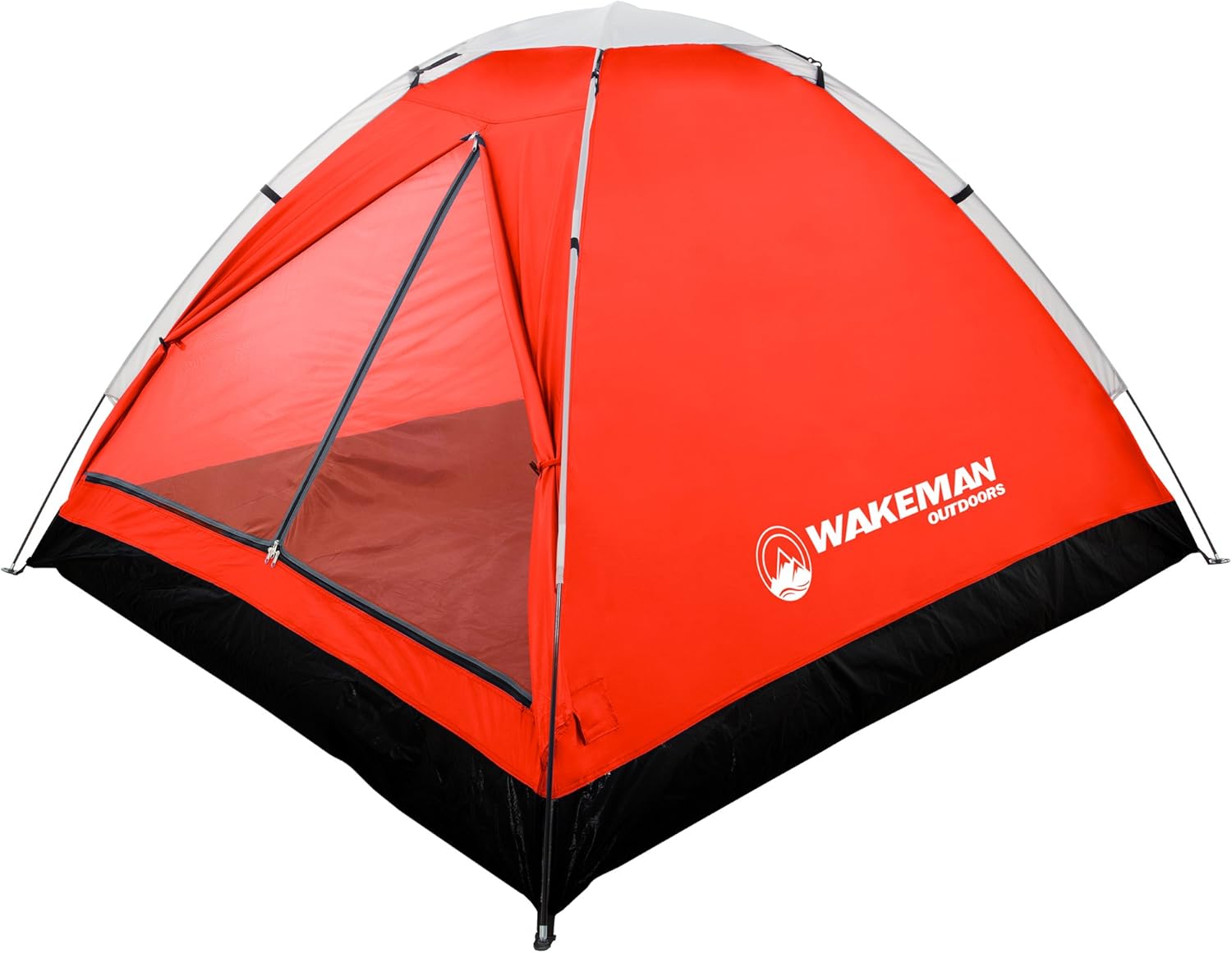2 Person Camping Tent with Rain Fly and Carrying Bag – Water-Resistant Outdoor Tent for Backpacking, Hiking, or Festivals by Wakeman Outdoors 2 Person Camping Tent with Rain Fly and Carrying Bag – Water-Resistant Outdoor Tent for Backpacking, Hiking, or Festivals by Wakeman Outdoors