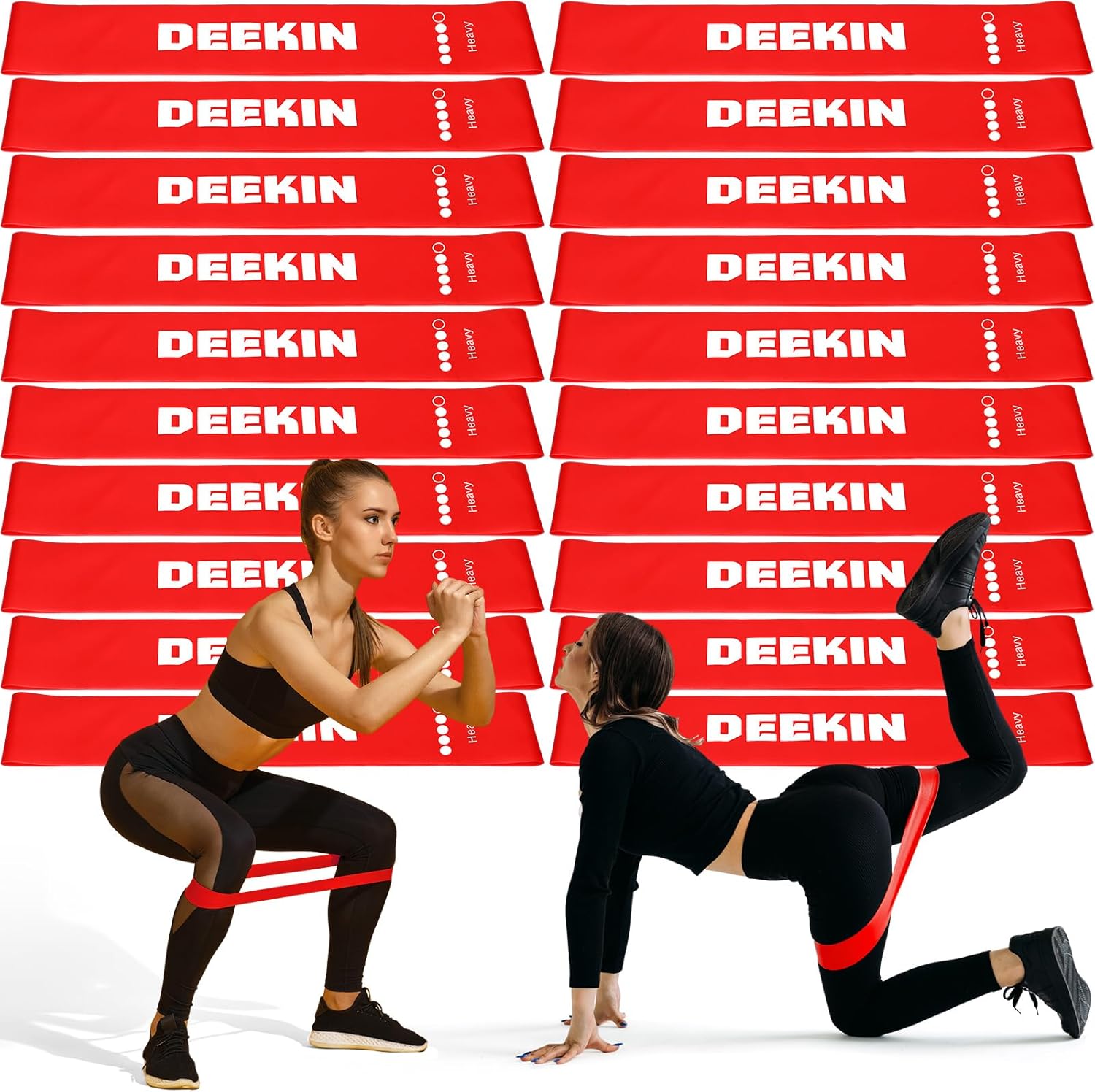 Deekin 20 Pcs Resistance Bands Resistance Loop Exercise Bands Exercise Equipment Elastic Band for Women and Men Home Fitness, Gym, Yoga Deekin 20 Pcs Resistance Bands Resistance Loop Exercise Bands Exercise Equipment Elastic Band for Women and Men Home Fitness, Gym, Yoga