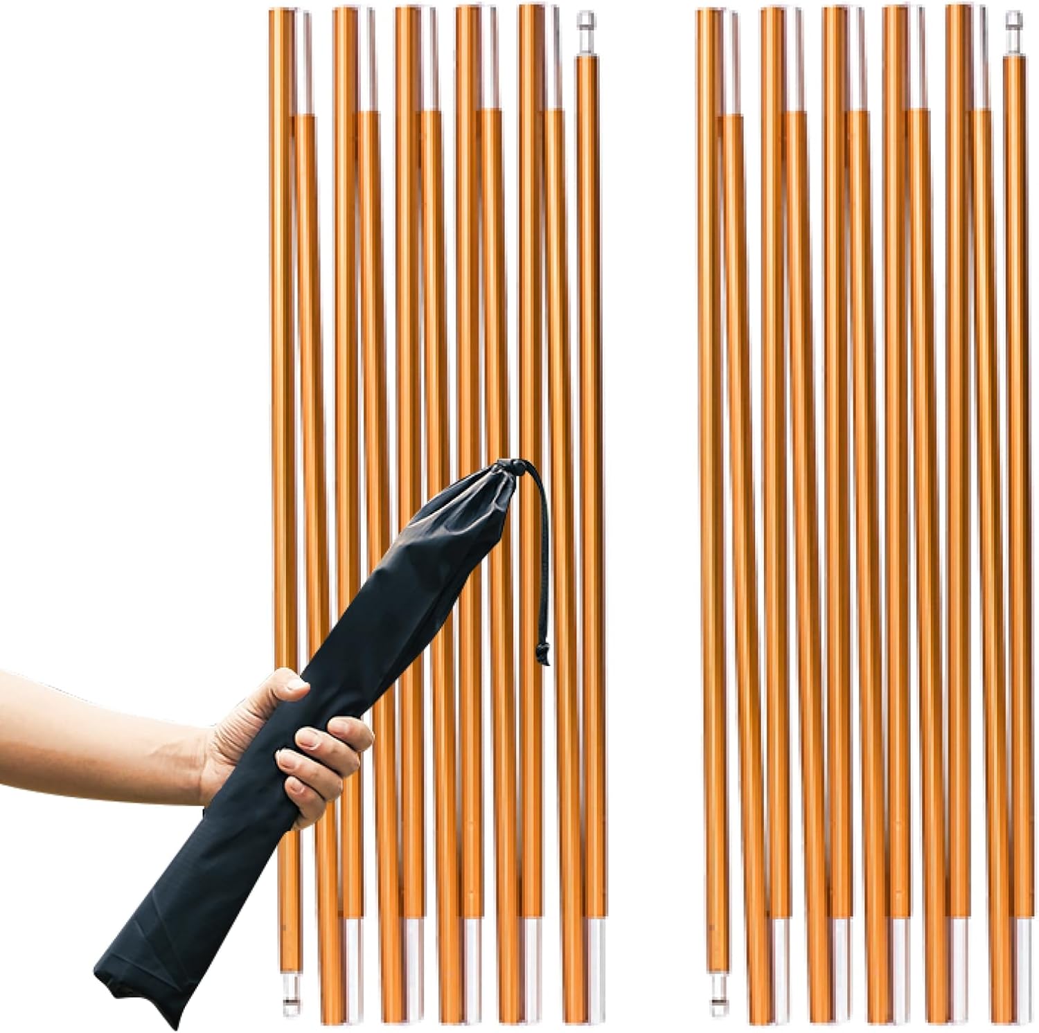 TRIWONDER Tent Pole 2 PCS – Aluminium Rod Tent Pole Replacement Accessories Tent Bar Tent Building Supporting Rod Awning Frames Kit for Hiking Camping TRIWONDER Tent Pole 2 PCS – Aluminium Rod Tent Pole Replacement Accessories Tent Bar Tent Building Supporting Rod Awning Frames Kit for Hiking Camping