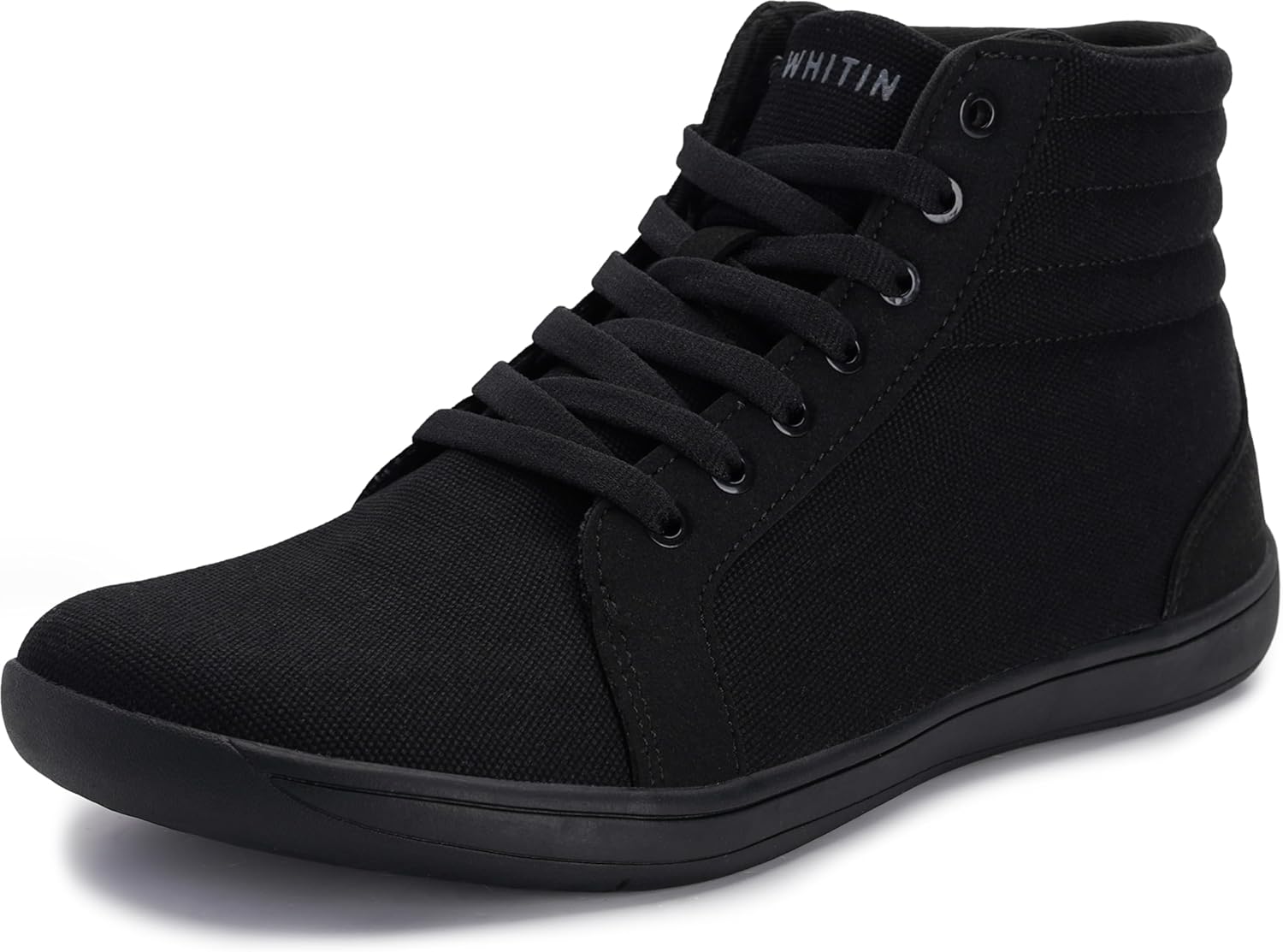 WHITIN Men’s Wide Hi-top Minimalist Barefoot Sneakers | Zero Drop Sole | Cushioned Ankle Support WHITIN Men’s Wide Hi-top Minimalist Barefoot Sneakers | Zero Drop Sole | Cushioned Ankle Support