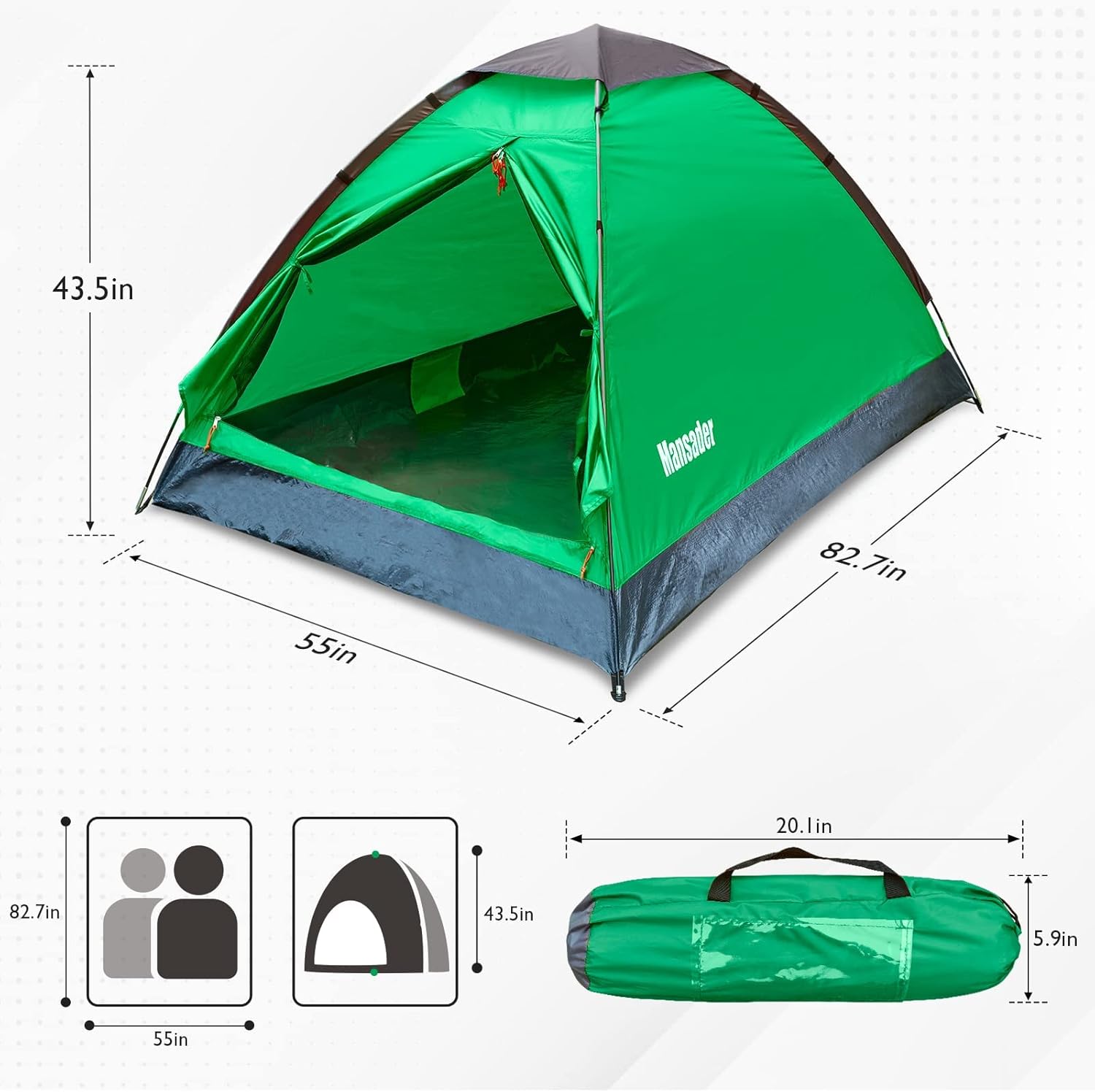 2 Person Camping Dome Tent,Waterproof Lightweight Portable Tents for Outdoor Camping Hiking Travel 2 Person Camping Dome Tent,Waterproof Lightweight Portable Tents for Outdoor Camping Hiking Travel