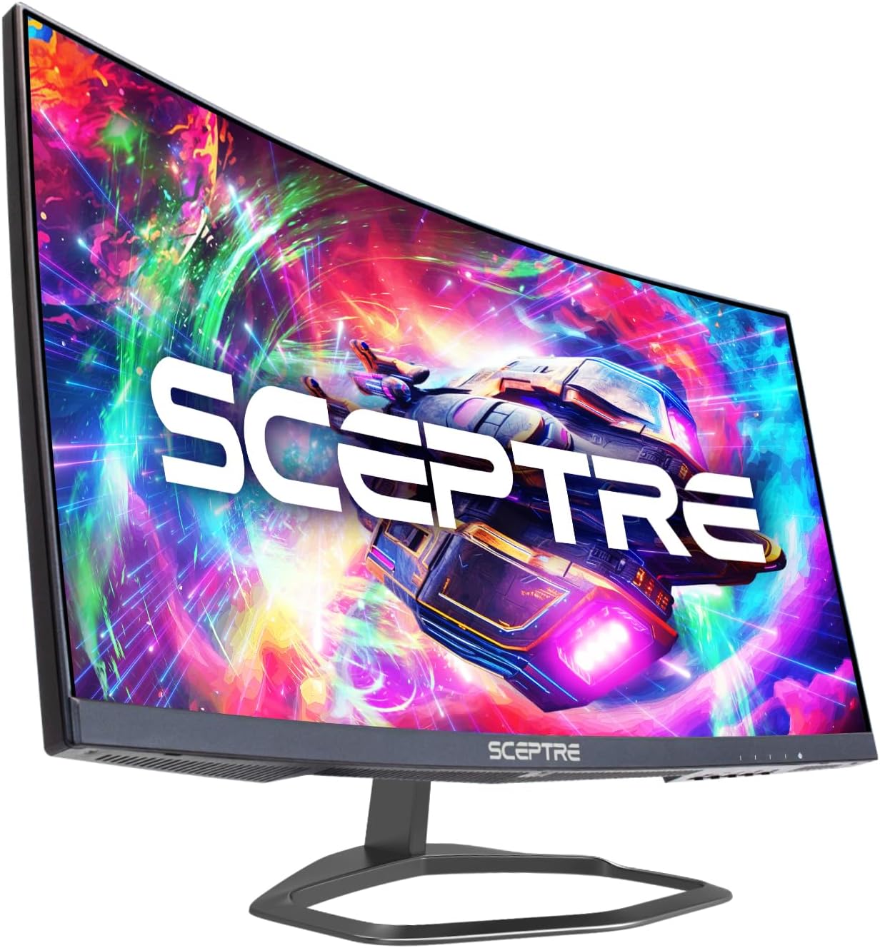 Sceptre Curved 24.5-inch Gaming Monitor up to 240Hz 1080p R1500 1ms DisplayPort x2 HDMI x2 Blue Light Shift Build-in Speakers, Machine Black 2023 (C255B-FWT240) Sceptre Curved 24.5-inch Gaming Monitor up to 240Hz 1080p R1500 1ms DisplayPort x2 HDMI x2 Blue Light Shift Build-in Speakers, Machine Black 2023 (C255B-FWT240)