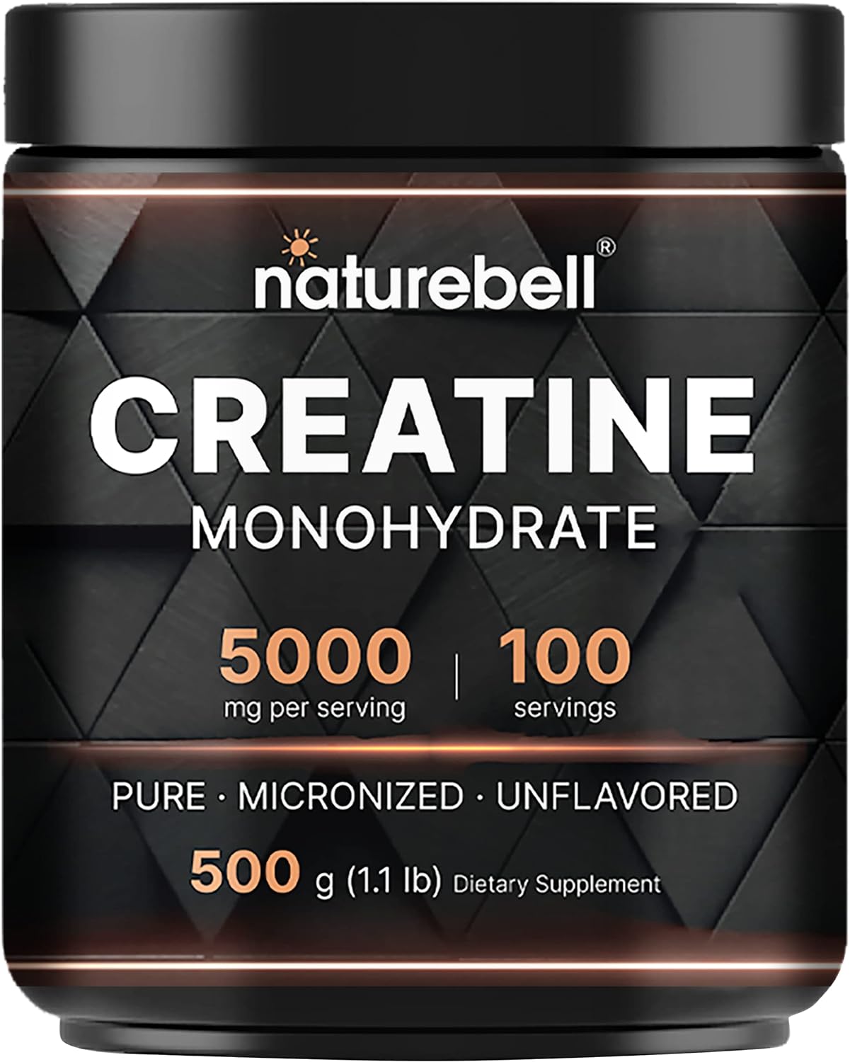 NatureBell Creatine Monohydrate Powder 500 Grams, 5000mg Per Serving, Pure Unflavored Creatine Powder – Micronized – Pre Workout | Keto | Vegan | Dissolves Easy | Filler Free – 100 Servings (1.1Lb) NatureBell Creatine Monohydrate Powder 500 Grams, 5000mg Per Serving, Pure Unflavored Creatine Powder – Micronized – Pre Workout | Keto | Vegan | Dissolves Easy | Filler Free – 100 Servings (1.1Lb)