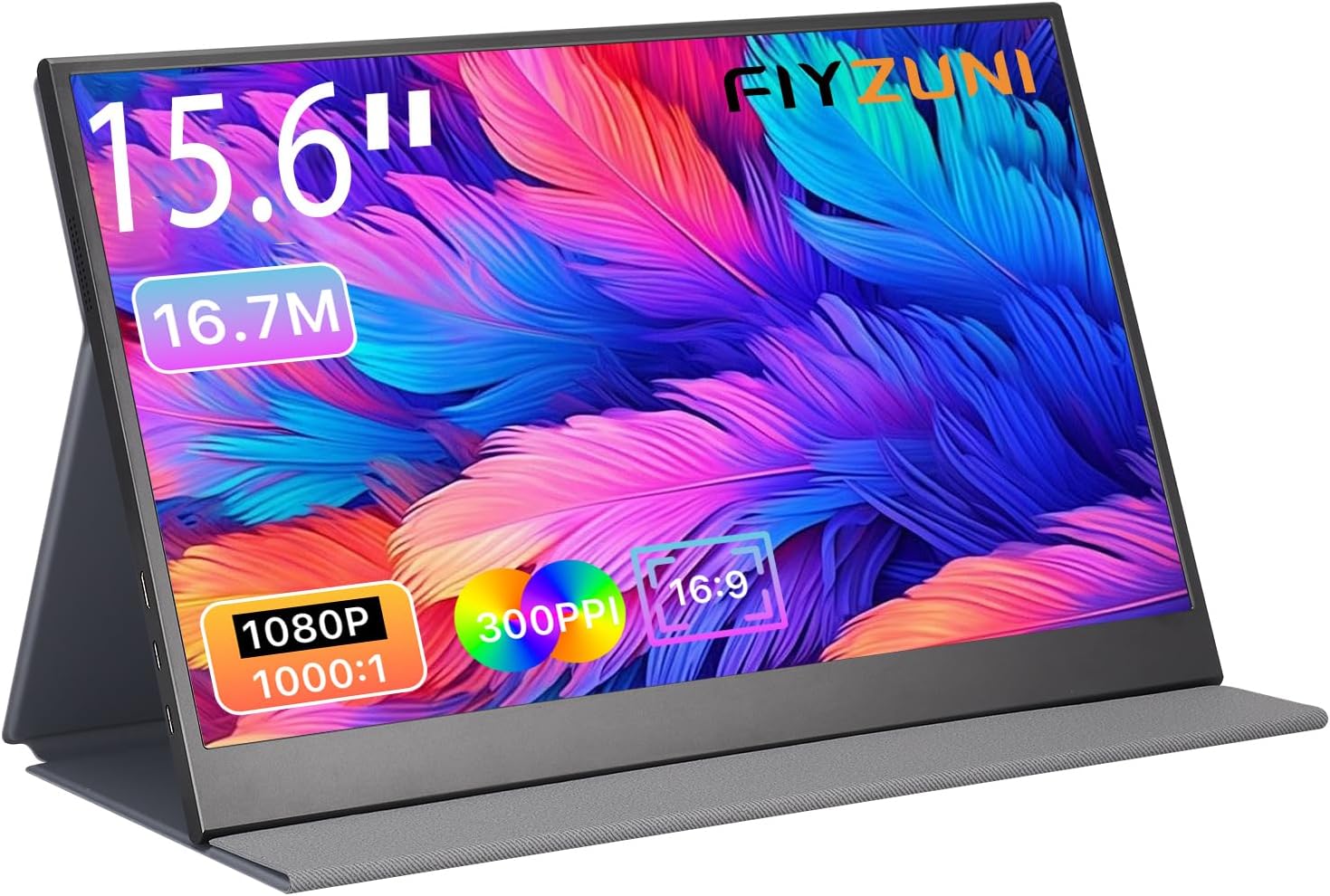 15.6 inch Portable Monitor,1080P USB-C HDMI,Portable Monitor for Laptop, HDR Plug&Play,PC,Mac,Phone,PS,Xbox,Swich,IPS Ultra-Thin Zero Frame 15.6 inch Portable Monitor,1080P USB-C HDMI,Portable Monitor for Laptop, HDR Plug&Play,PC,Mac,Phone,PS,Xbox,Swich,IPS Ultra-Thin Zero Frame